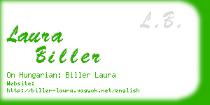 laura biller business card